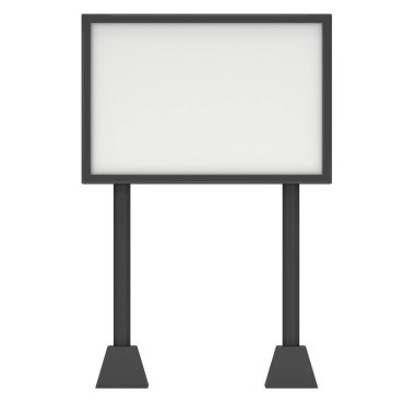 Billboard açık hava reklam afiş için siyah.