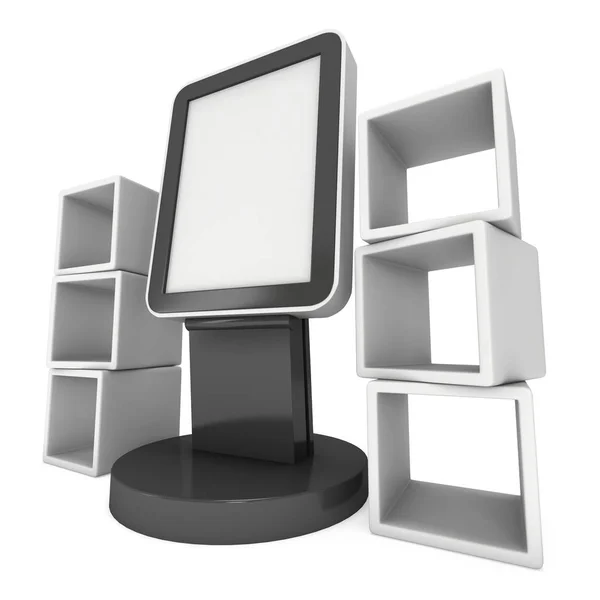 LCD display stand and display boxes