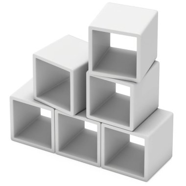 Ürün ekran 3d kutular.