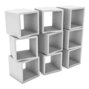 Ürün ekran 3d kutular.