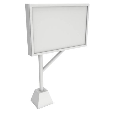 Billboard açık hava reklam afiş için boş.