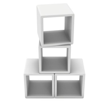 Ürün ekran 3d kutular.