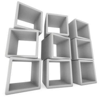 Ürün ekran 3d kutular.