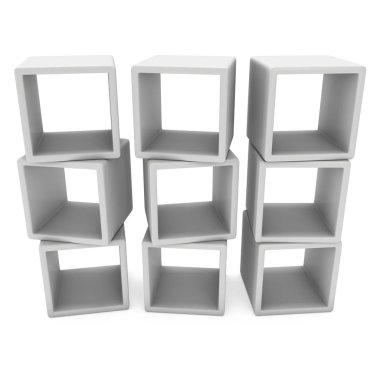 Ürün ekran 3d kutular.