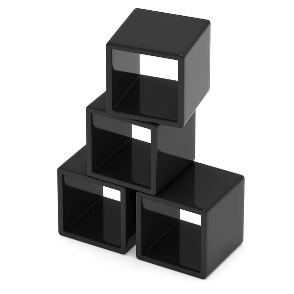 Exibição de produto caixas 3D . — Fotografia de Stock
