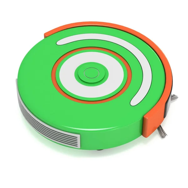 Robot vacuum cleaner 3d — Zdjęcie stockowe