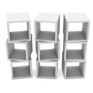 Ürün ekran 3d kutular.