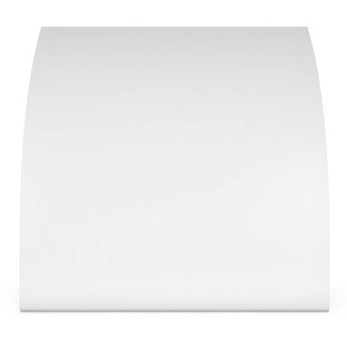 Boş kağıt katlanmış kart. 3D render.