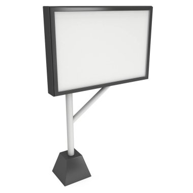 Billboard açık hava reklam afiş için boş.