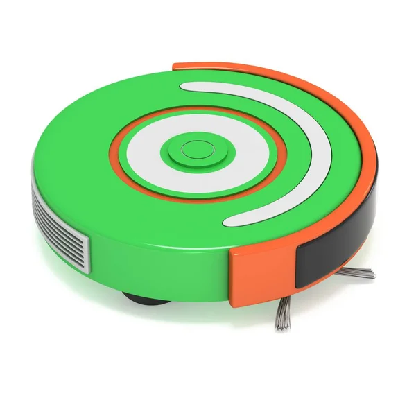 Robot vacuum cleaner 3d — Zdjęcie stockowe