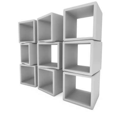 Ürün ekran 3d kutular.