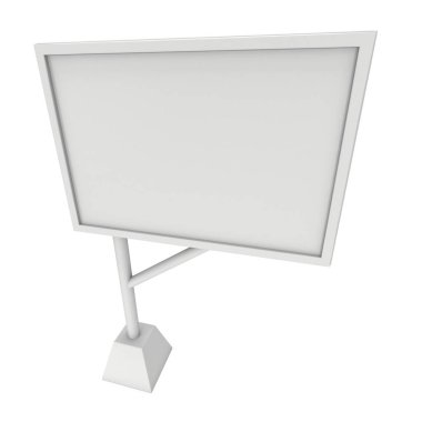 Billboard açık hava reklam afiş için boş.