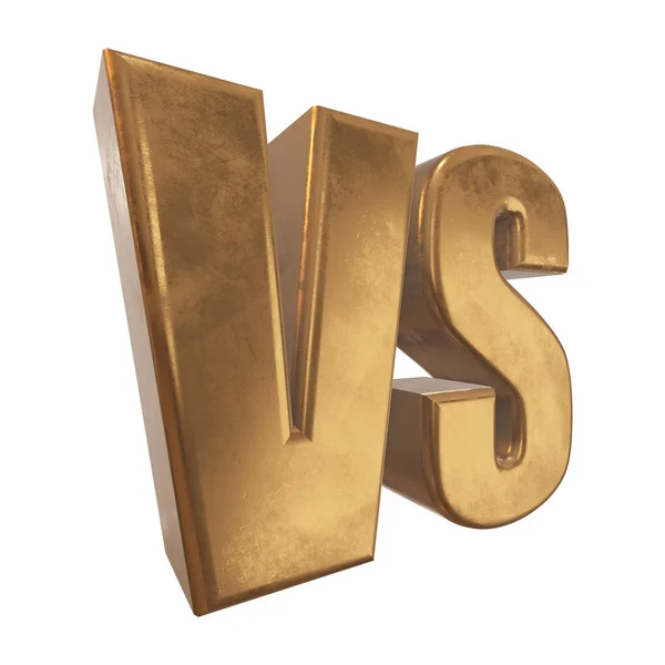 Versus Logo. VS Letters 3D — Stock Photo, Image