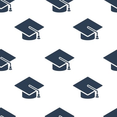 Mezuniyet kap simgesi seamless modeli