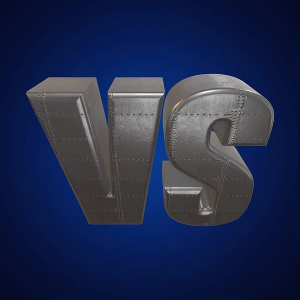 Versus Logo. VS Letras 3D —  Fotos de Stock