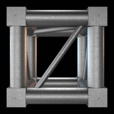 Çelik kafes kiriş öğesi