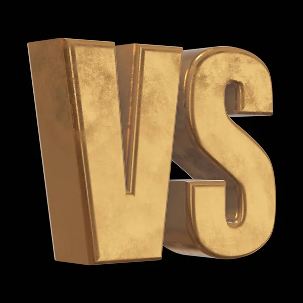 Versus Logo. VS 3d Letters — Stockfoto