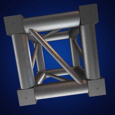 Çelik kafes kiriş öğesi