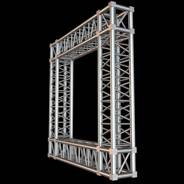 Stål fackverket balk element — Stockfoto