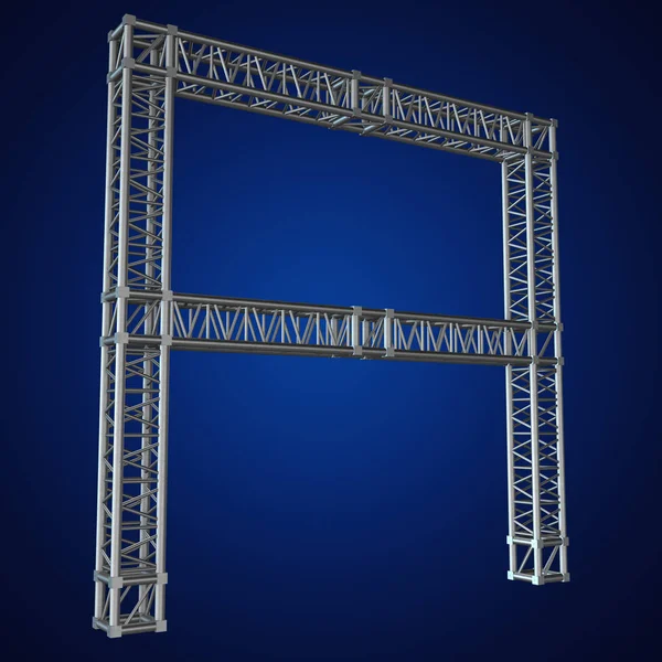 Stalen truss ligger element — Stockfoto