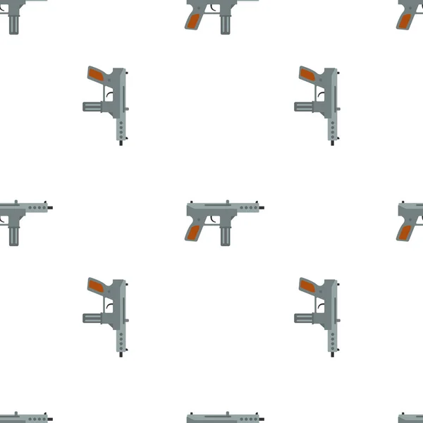 冲锋枪安全和军事武器 — 图库矢量图片