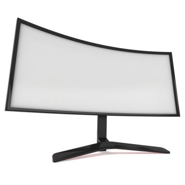 Siyah LCD TV Ekranı