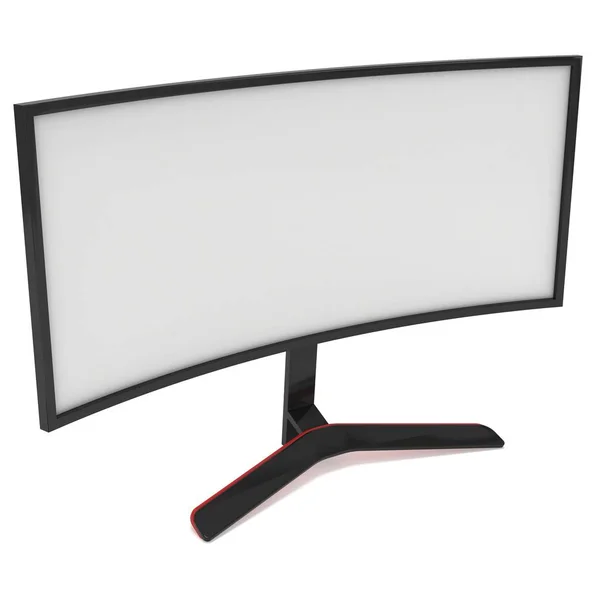 Black LCD tv screen — Stock Photo, Image