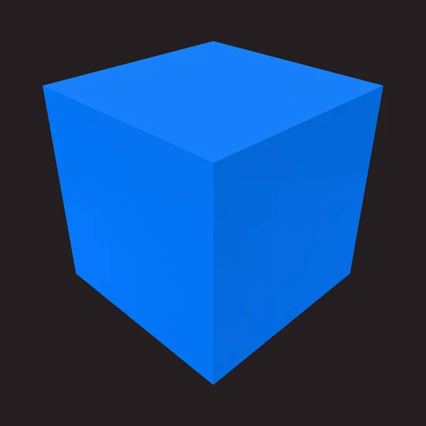 Blue Box ivector — Stockvektor