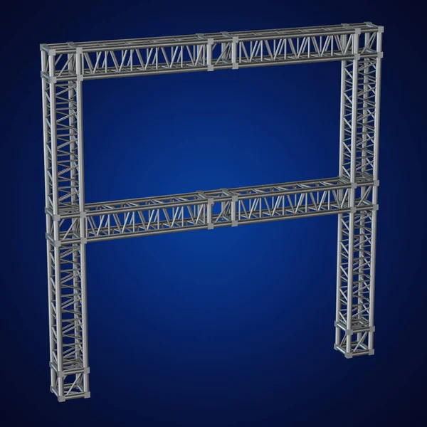 Steel truss girder element