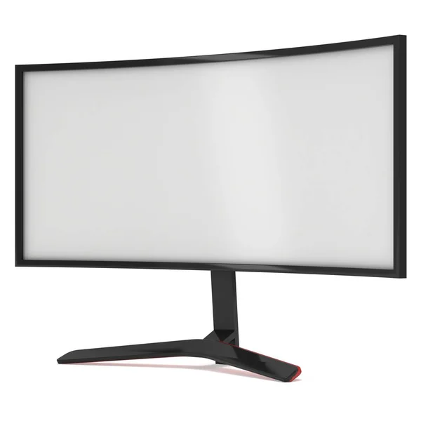 Black LCD tv screen — Stock Photo, Image