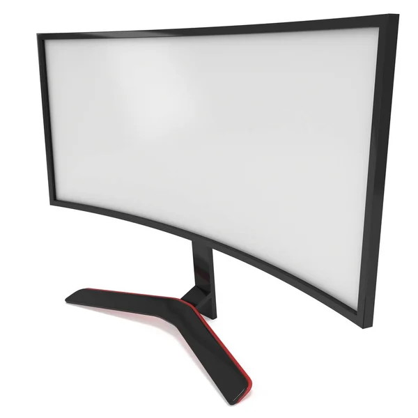 Black LCD tv screen — Stock Photo, Image