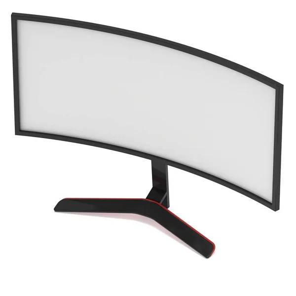 Black LCD tv screen — Stock Photo, Image