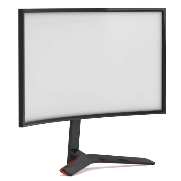 Black LCD tv screen — Stock Photo, Image