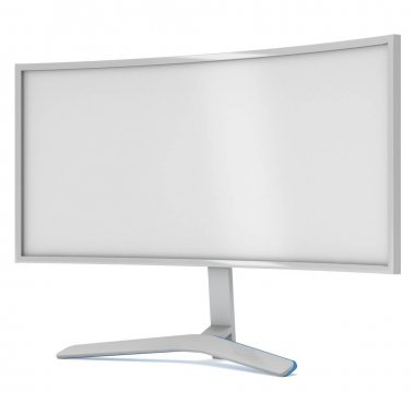 Beyaz Lcd tv ekran
