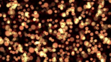 Soyut bokeh altın parçacıkları