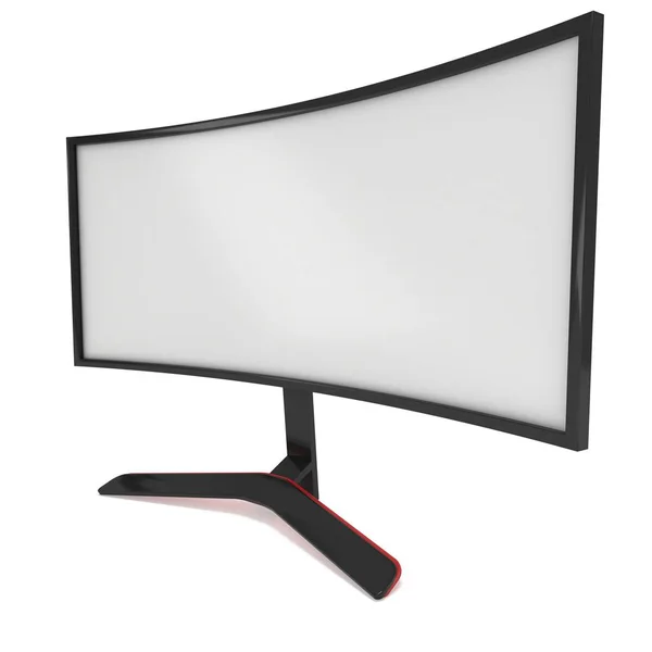 Black LCD tv screen — Stock Photo, Image