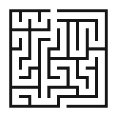 Labirent oyun arka plan. Labirent ile giriş ve çıkış.