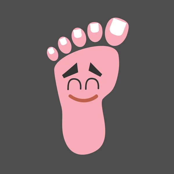 Concept médical de podiatrie des pieds . — Image vectorielle