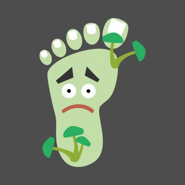 Ayak podiatry tıp kavramı.