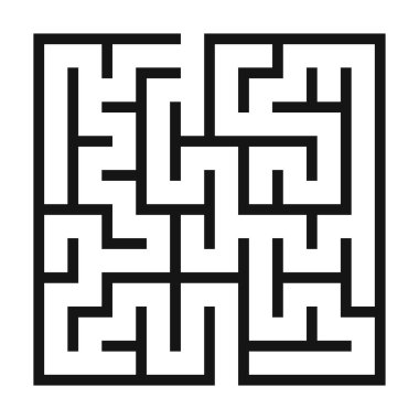 Labirent oyun arka plan. Labirent ile giriş ve çıkış.