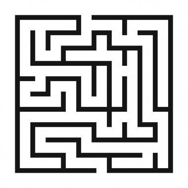 Labirent oyun arka plan. Labirent ile giriş ve çıkış.