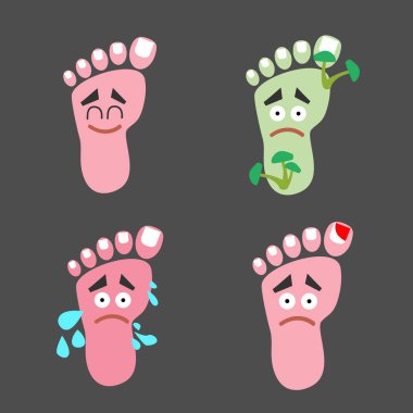 Ayak podiatry tıp kavramı.