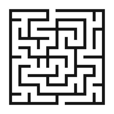 Labirent oyun arka plan. Labirent ile giriş ve çıkış.