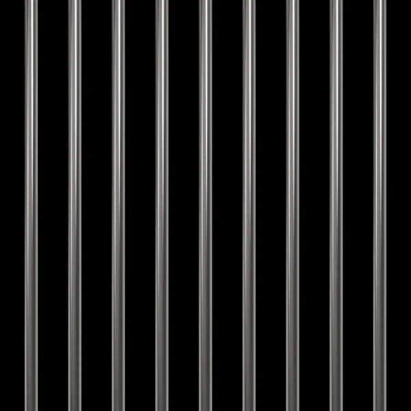 Barras de prisão em preto — Vetor de Stock