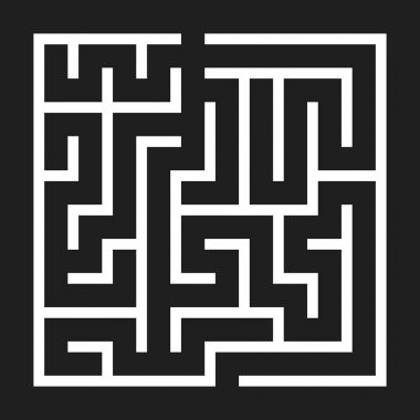 Labirent oyun arka plan. Labirent ile giriş ve çıkış.