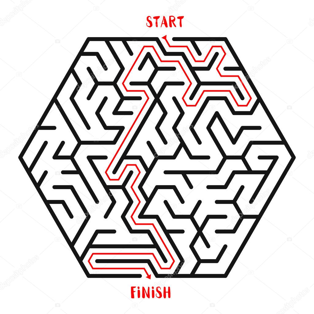 Download Maze Game background. Labyrinth with Entry and Exit ...