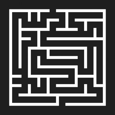 Labirent oyun arka plan. Labirent ile giriş ve çıkış.