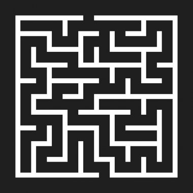 Labirent oyun arka plan. Labirent ile giriş ve çıkış.