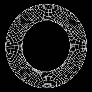 Soyut tel kafes torus