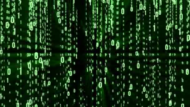 Αφηρημένη Matrix κίνηση φόντο — Αρχείο Βίντεο